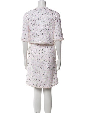 Chanel 2024 Tweed Pattern Skirt Set