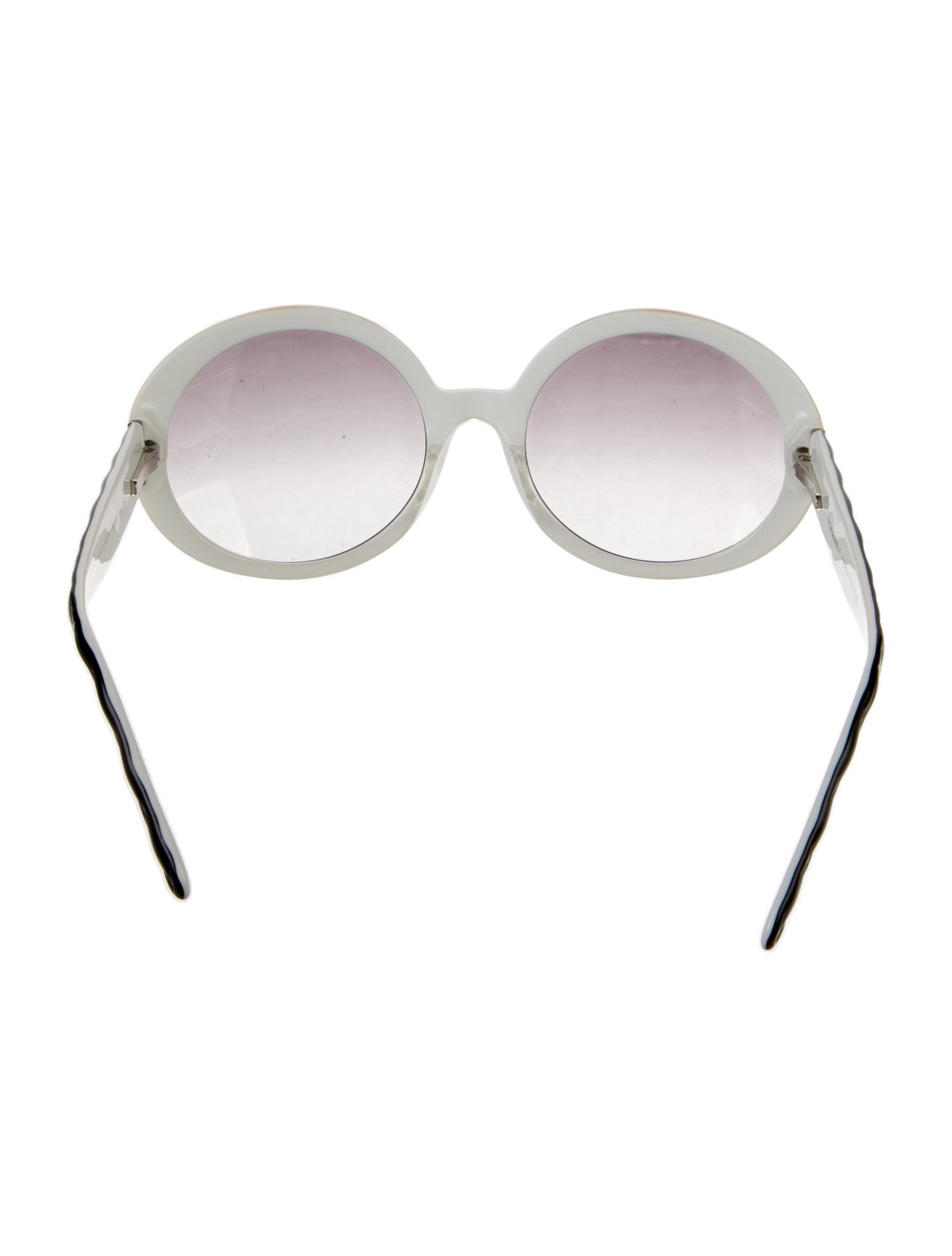 Chanel Interlocking CC Logo Round Sunglasses