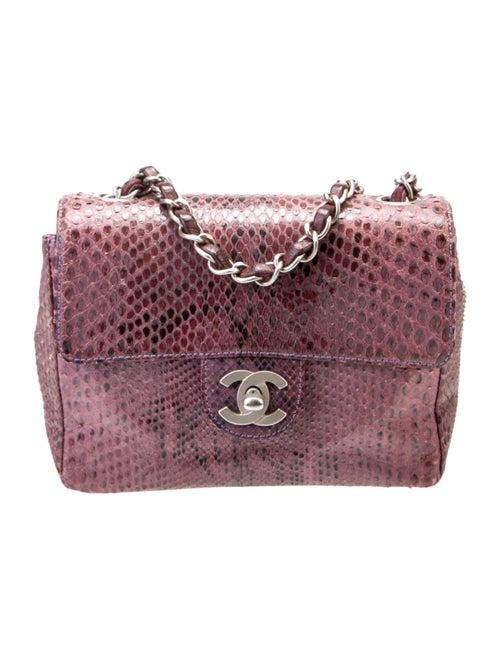Chanel Python Mini Square Flap Bag