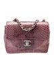 Chanel Python Mini Square Flap Bag