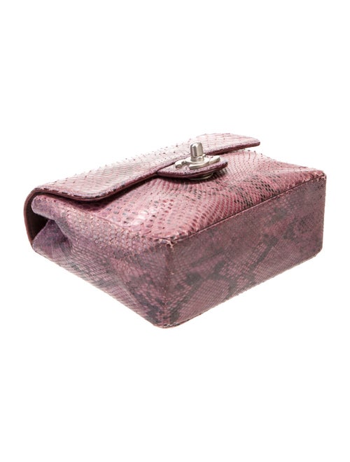 Chanel Python Mini Square Flap Bag