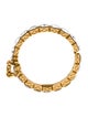 Chanel Vintage Strass Quilted Hinged Bangle