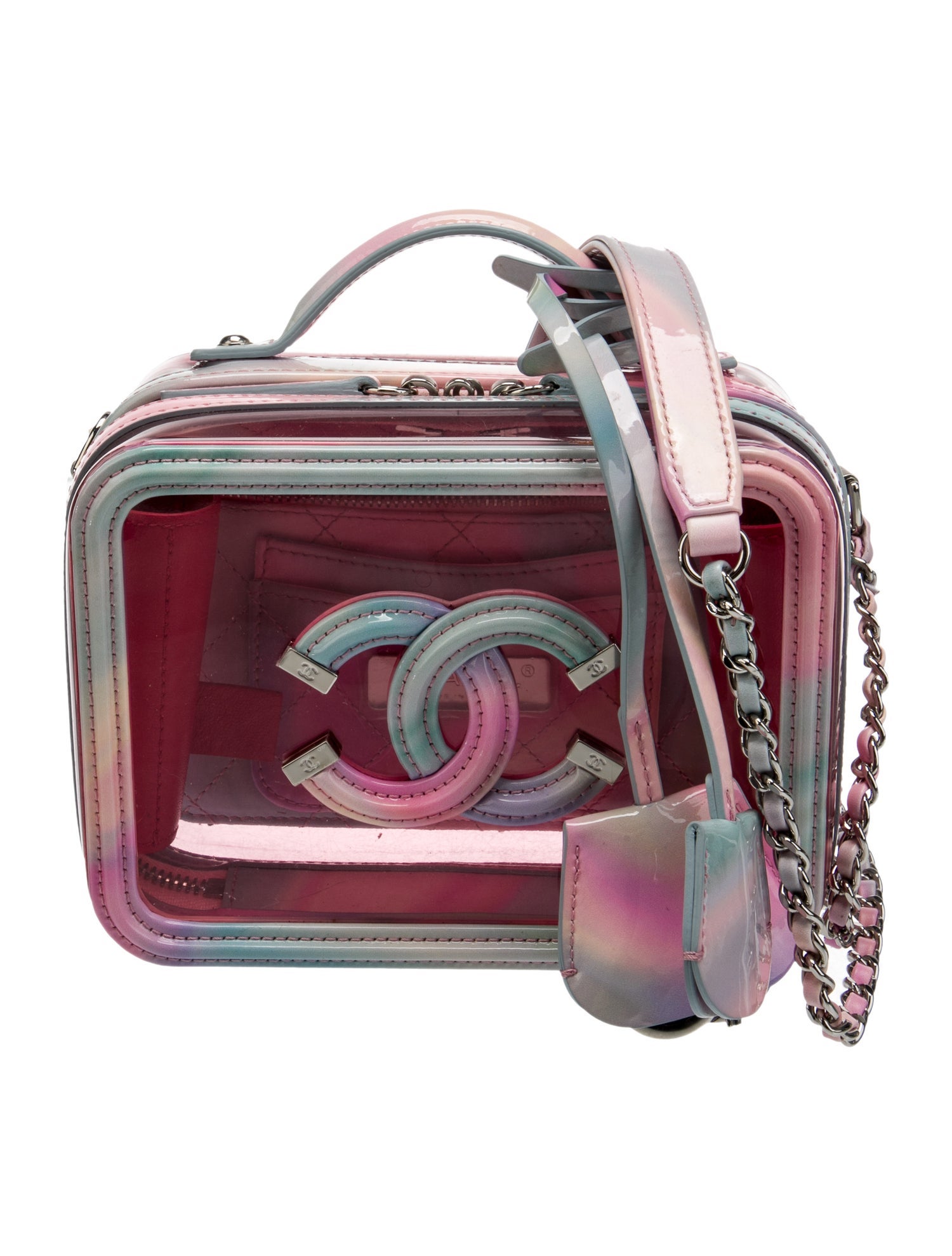 Chanel Small PVC Filigree Vanity Case