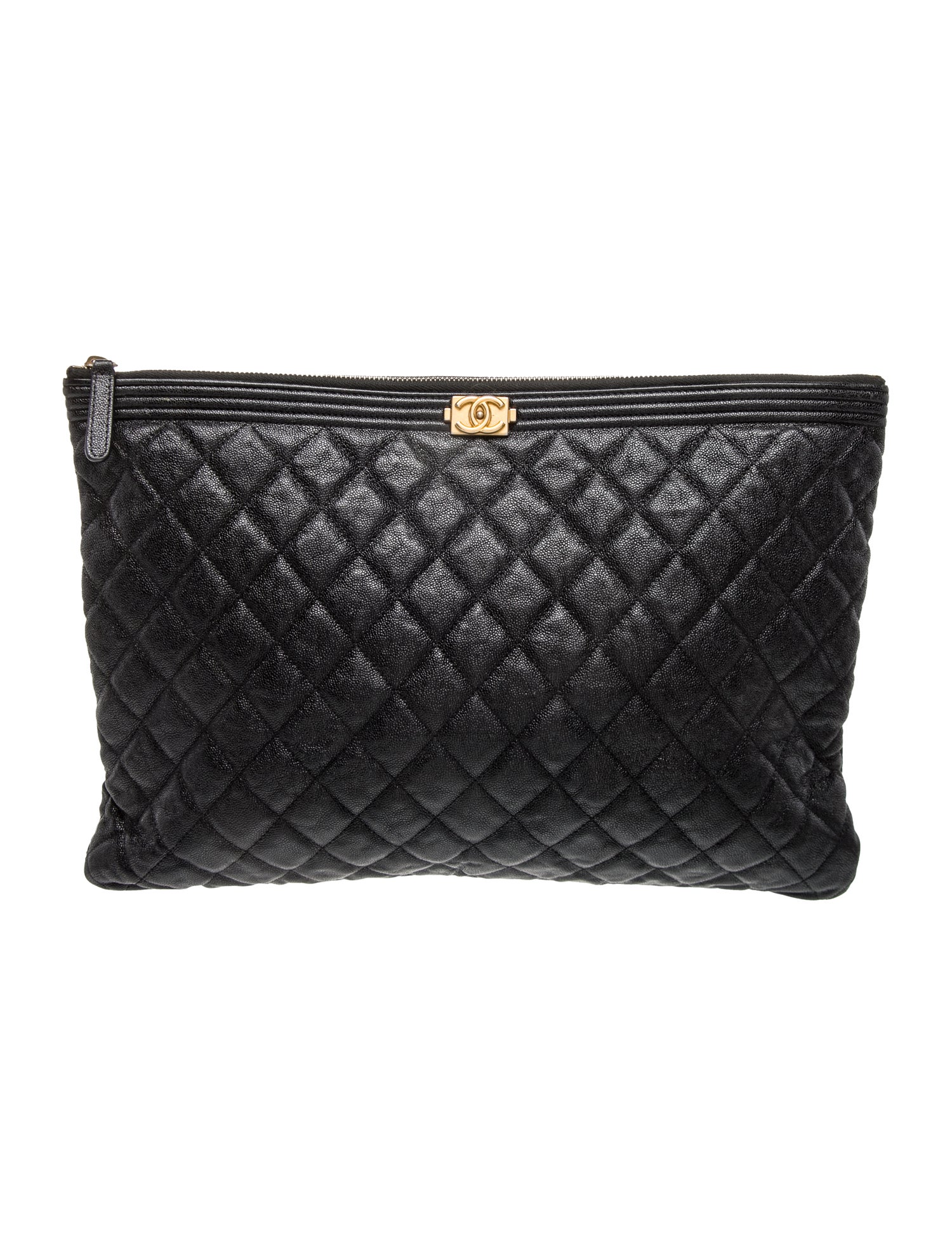 Chanel Quilted Boy O Case