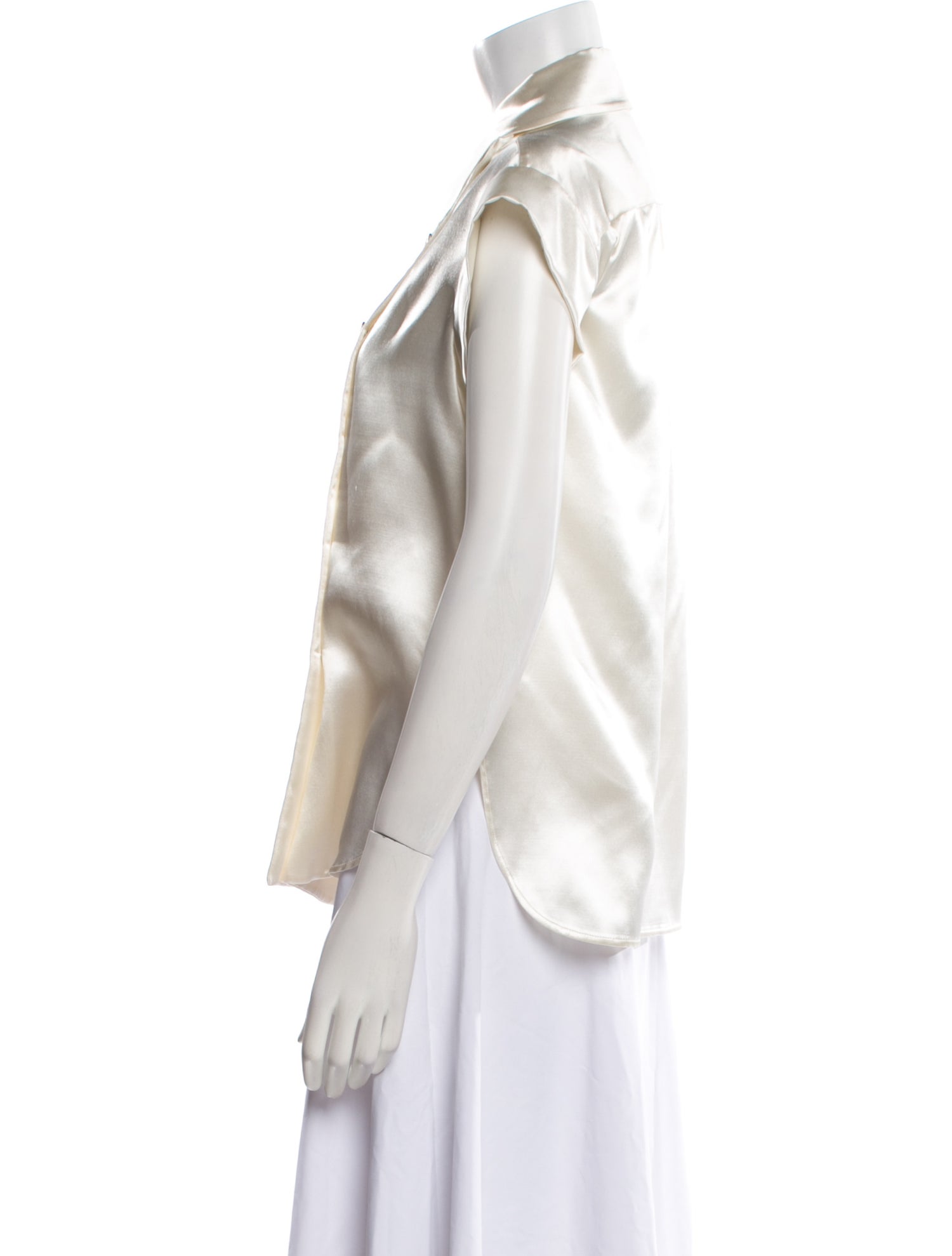 Chanel 2014 Métiers d'Art Paris-Dallas Button-Up Top