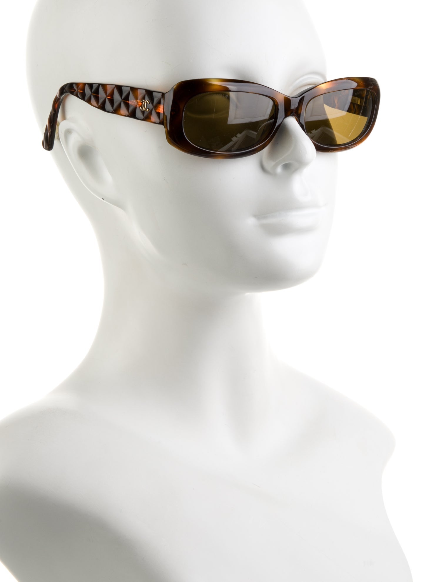 Chanel Interlocking CC Logo Square Sunglasses