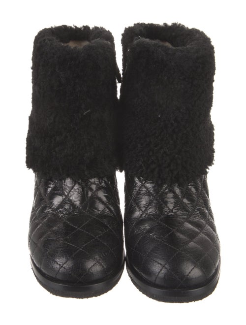 Chanel 2014 Interlocking CC Logo Boots