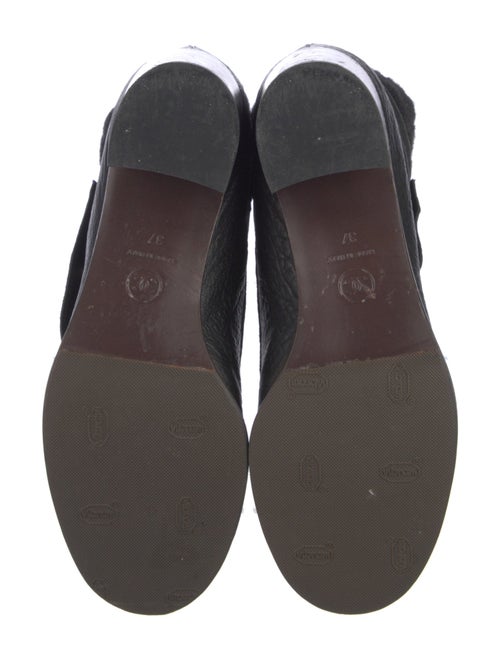 Chanel Interlocking CC Logo Leather Sock Boots