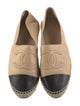 Chanel Interlocking CC Logo Lambskin Espadrilles