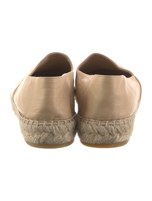 Chanel Interlocking CC Logo Lambskin Espadrilles