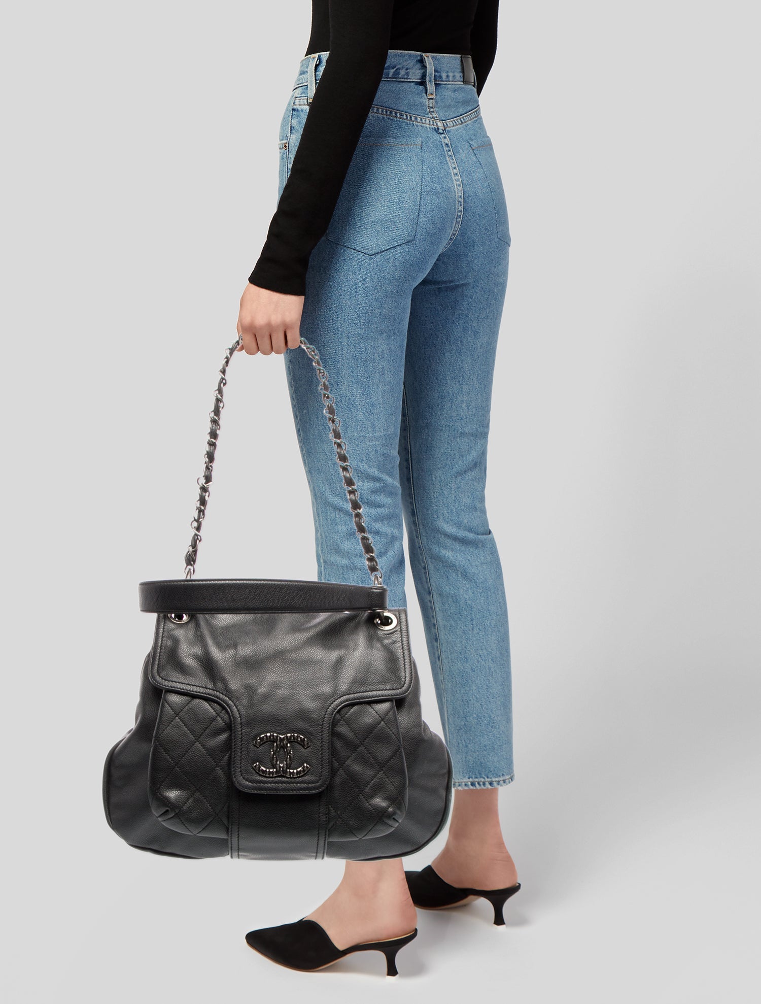 Chanel Coco Rider Flap Hobo