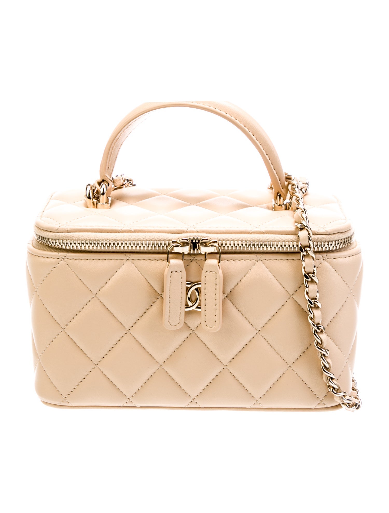 Chanel 2024 Small Quilted Vanity Case w/ Chain