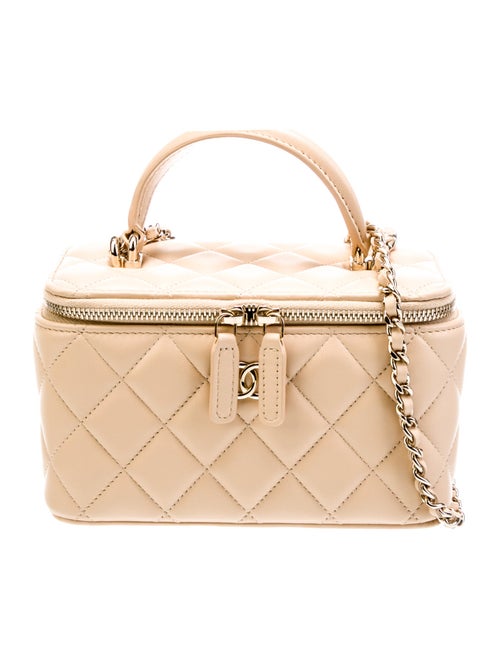 Chanel 2024 Small Quilted Vanity Case w/ Chain