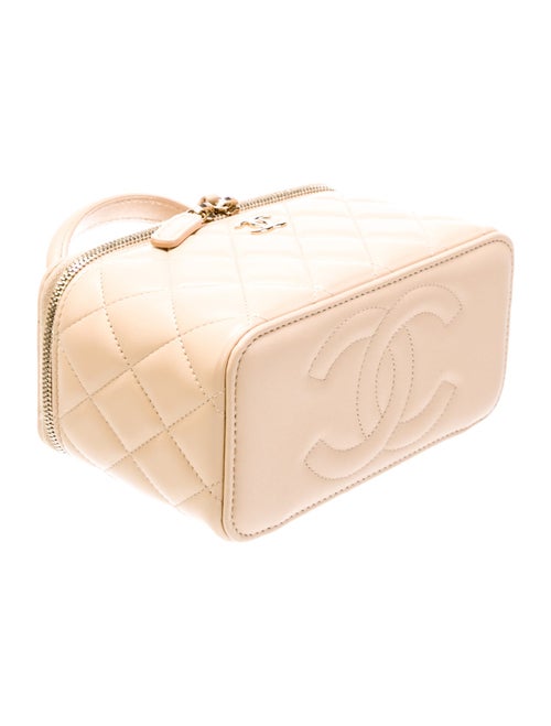 Chanel 2024 Small Quilted Vanity Case w/ Chain