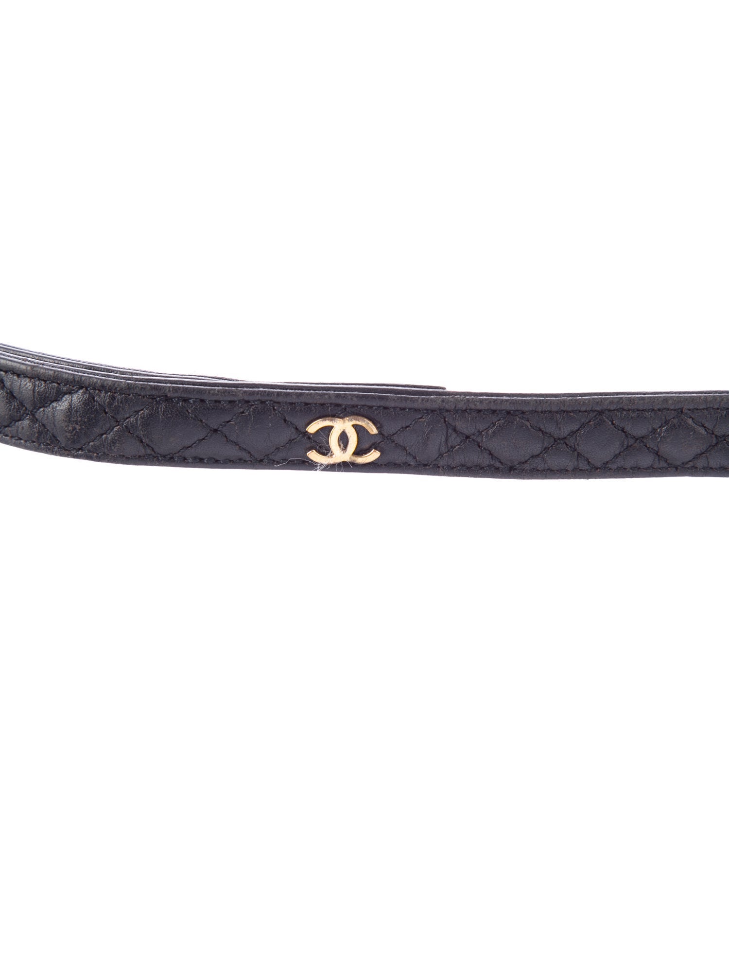Chanel Quilted CC Dog Leash