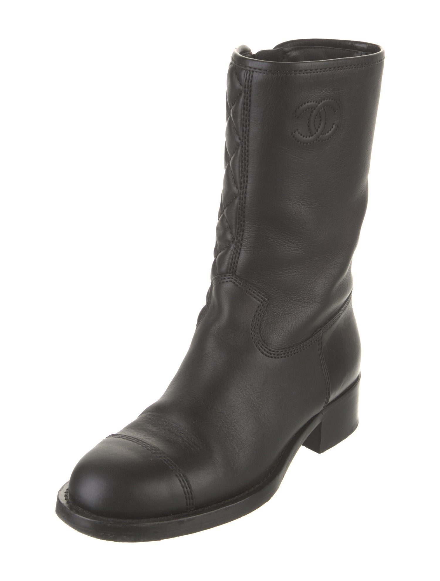 Chanel 2021 Interlocking CC Logo Boots