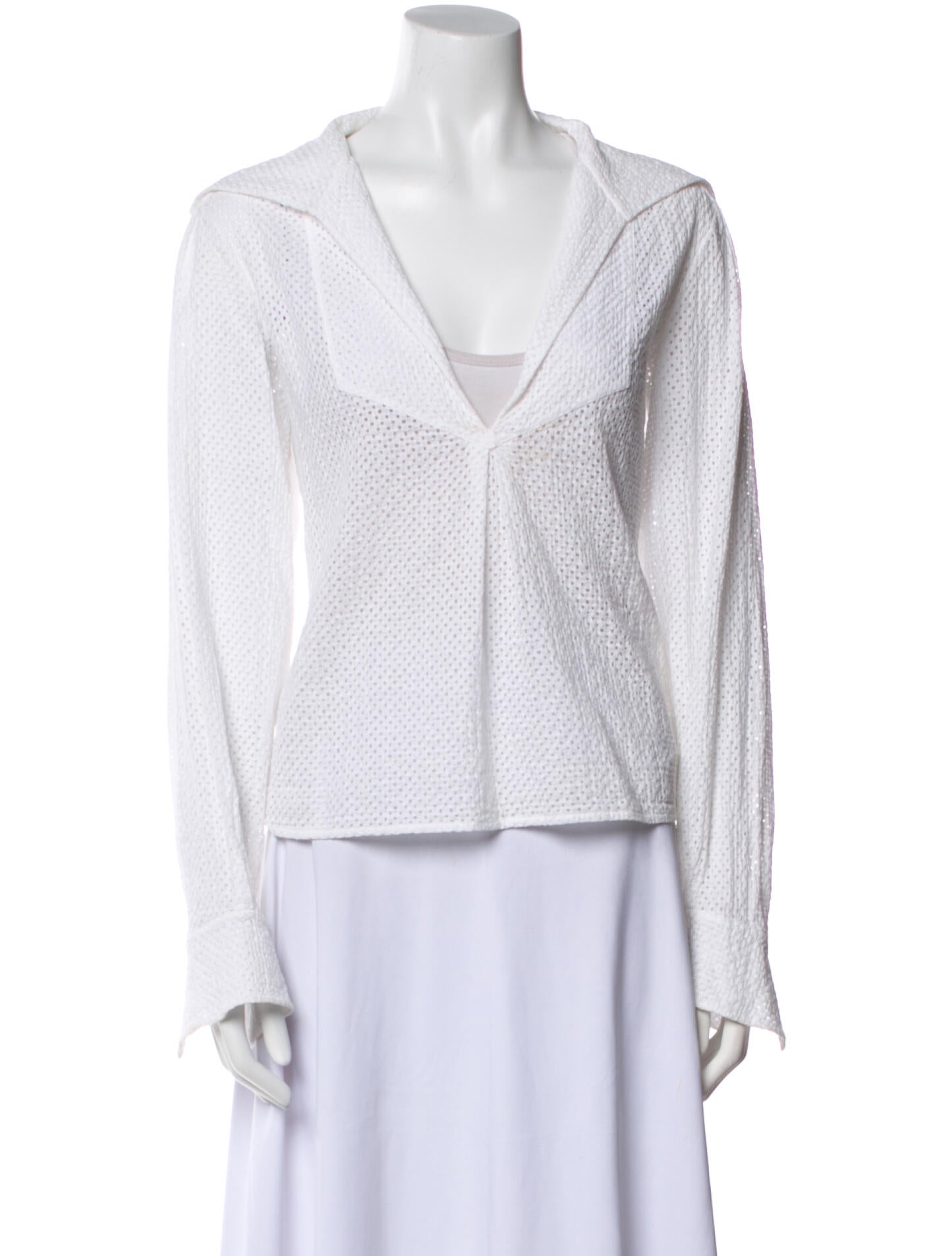 Chanel 2017 V-Neck Sweatshirt