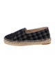 Chanel Interlocking CC Logo Wool Espadrilles