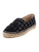 Chanel Interlocking CC Logo Wool Espadrilles