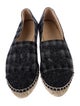 Chanel Interlocking CC Logo Wool Espadrilles