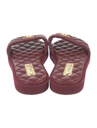 Chanel 2023 Interlocking CC Logo Slides