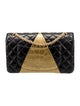 Chanel Leather Crocodile Embossed 225 Reissue Double Flap Bag