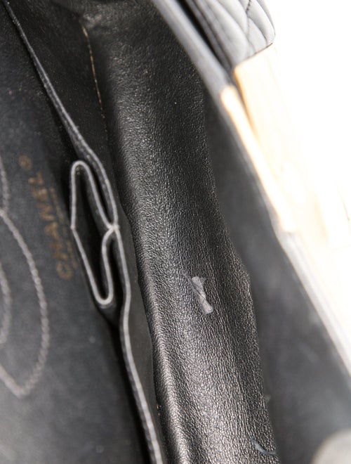 Chanel Leather Crocodile Embossed 225 Reissue Double Flap Bag