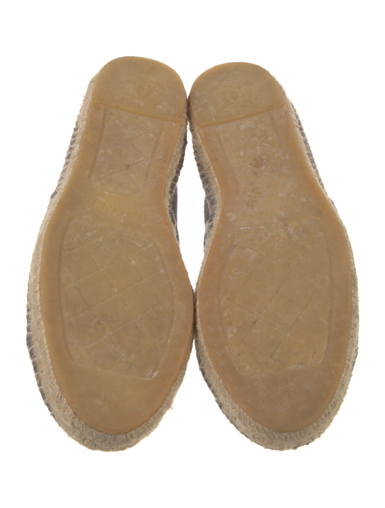 Chanel 2015 Interlocking CC Logo Espadrilles