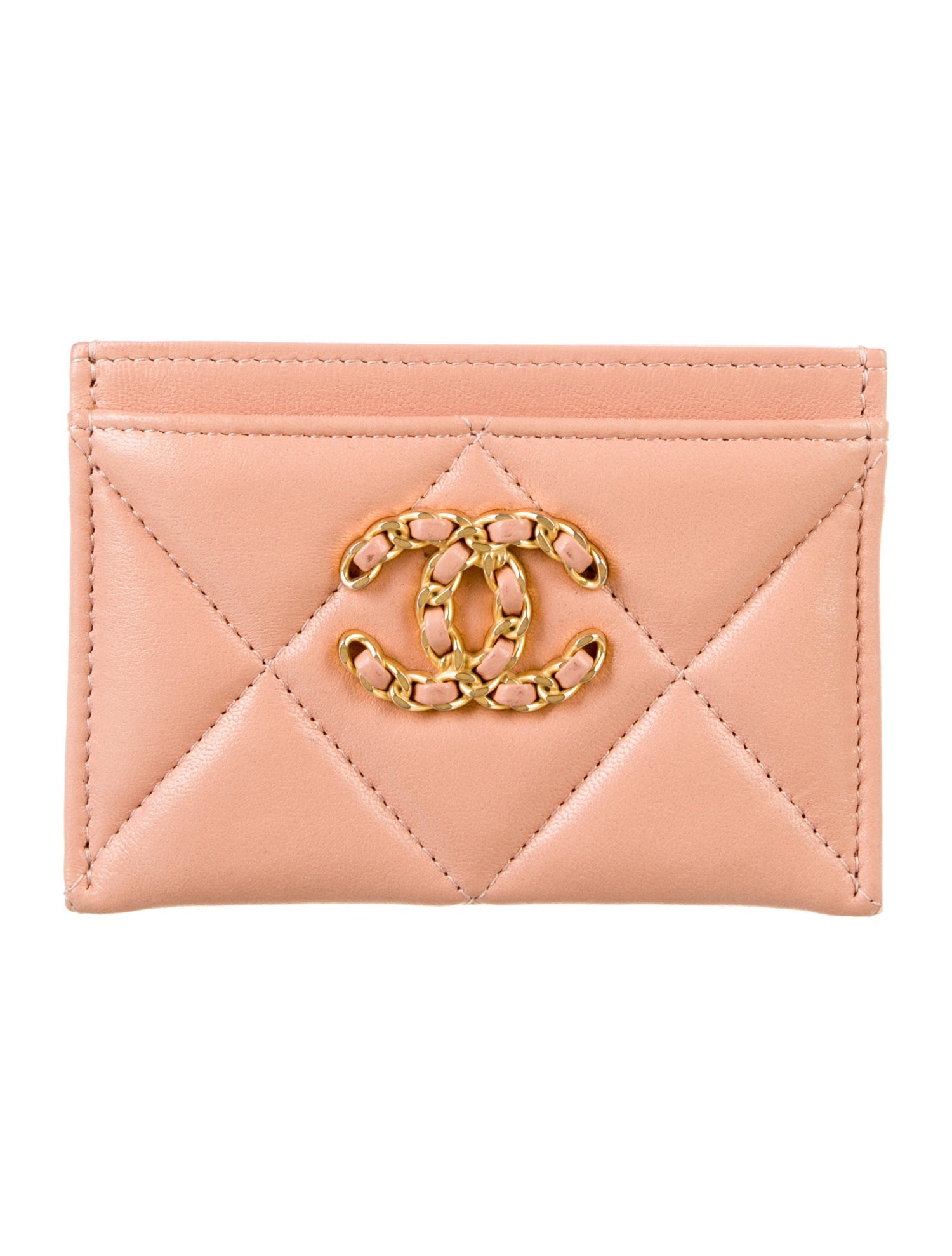 Chanel 19 Interlocking CC Logo Card Holder