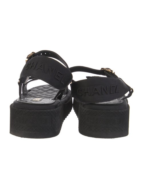 Chanel 2023 Interlocking CC Logo Sandals