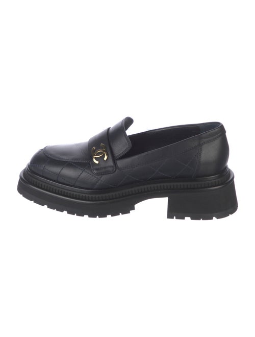Chanel 2023 Interlocking CC Logo Loafers