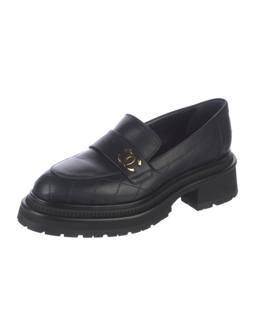 Chanel 2023 Interlocking CC Logo Loafers