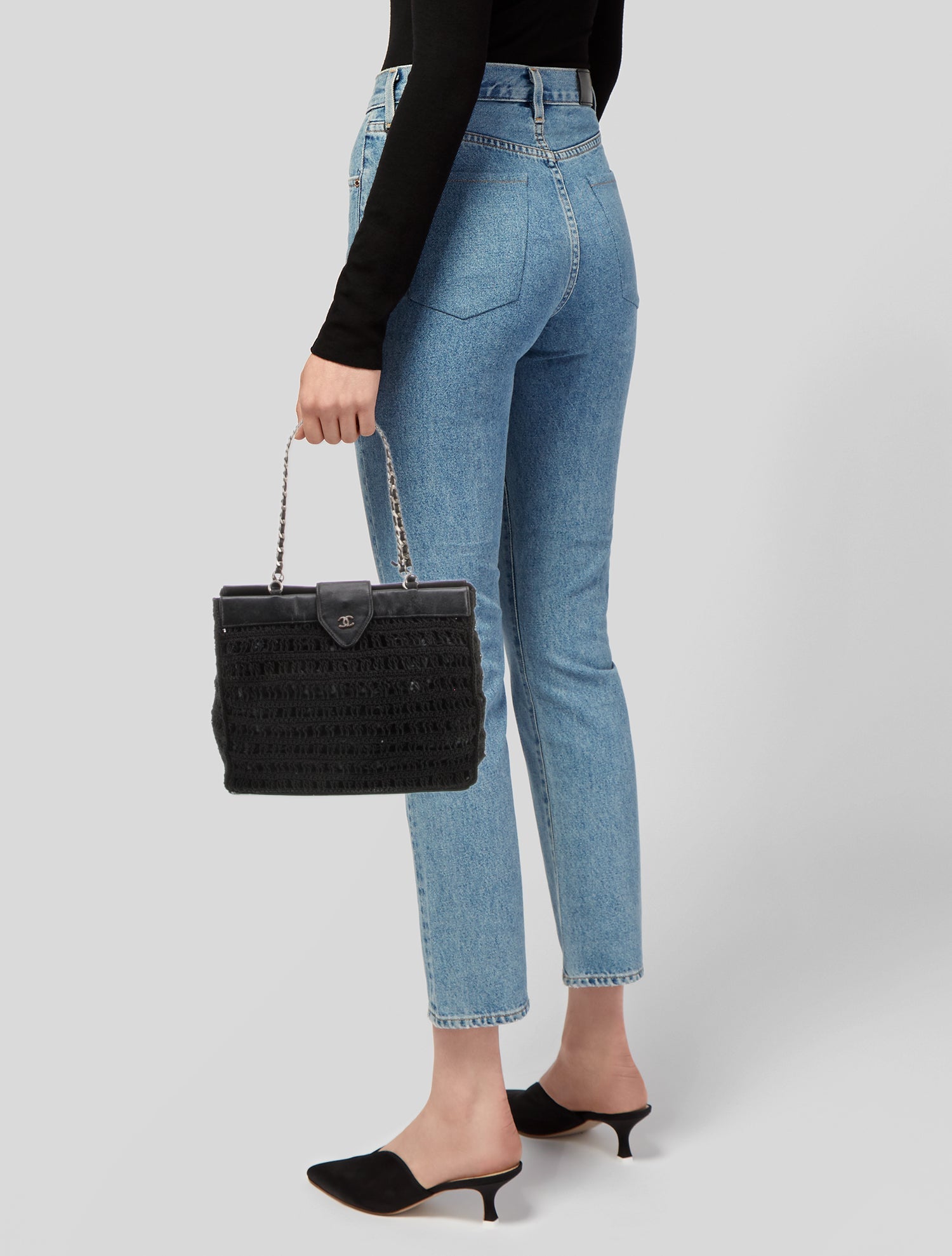 Chanel Woven CC Tote Bag