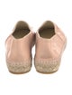 Chanel Interlocking CC Logo Leather Espadrilles