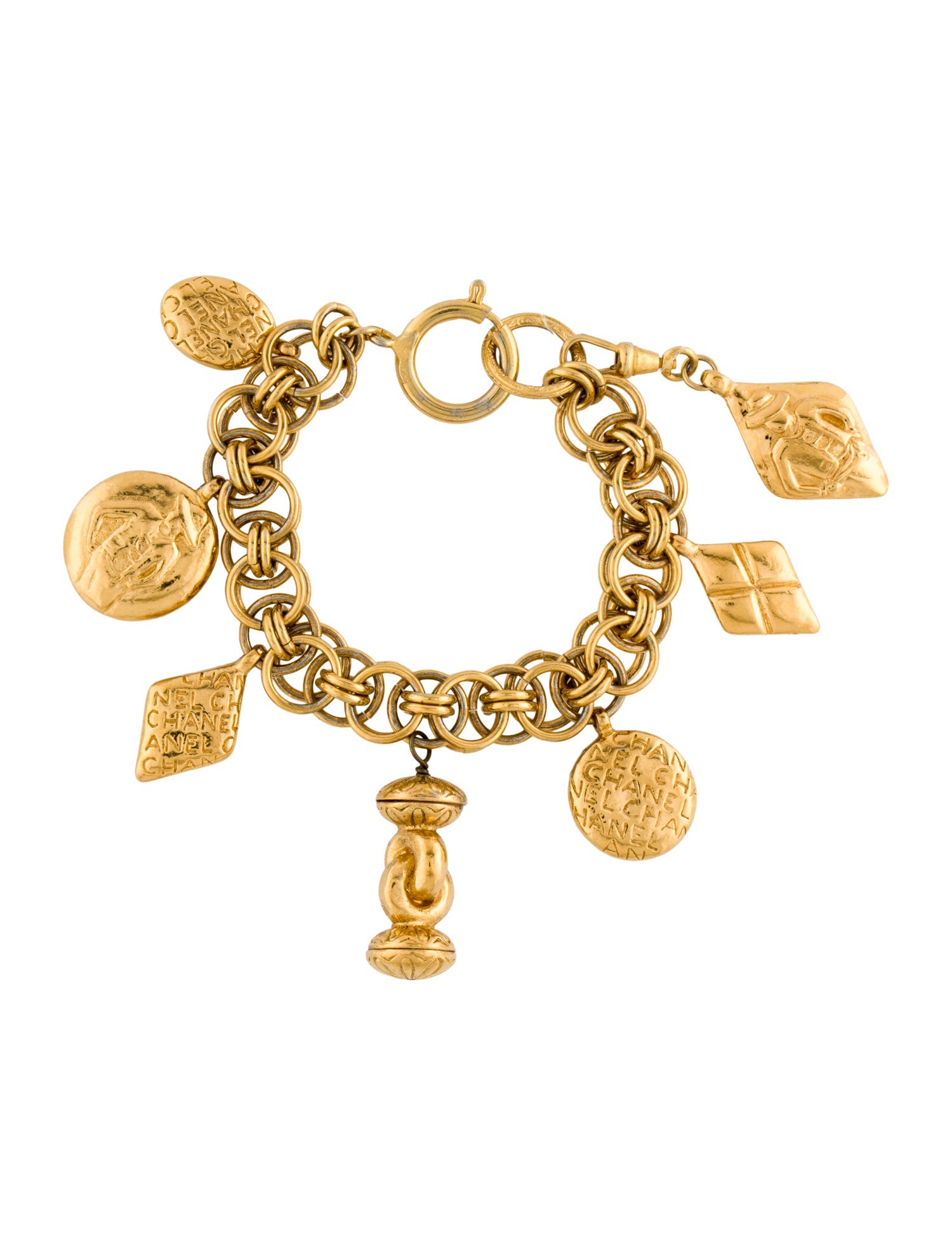 Chanel Vintage Charm Bracelet