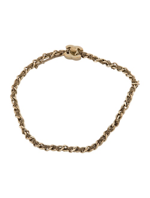 Chanel CC Turnlock Chain Choker