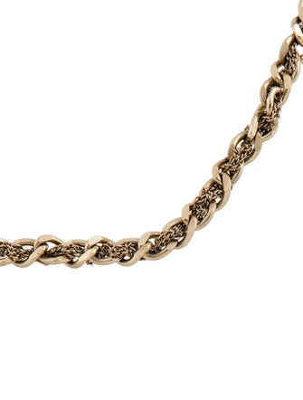 Chanel CC Turnlock Chain Choker