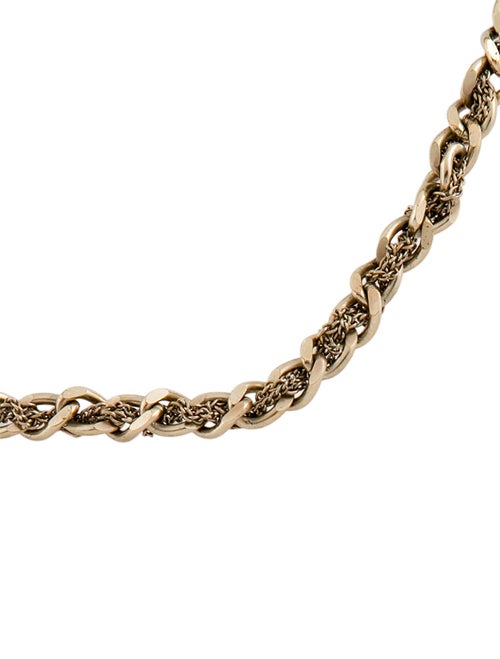 Chanel CC Turnlock Chain Choker