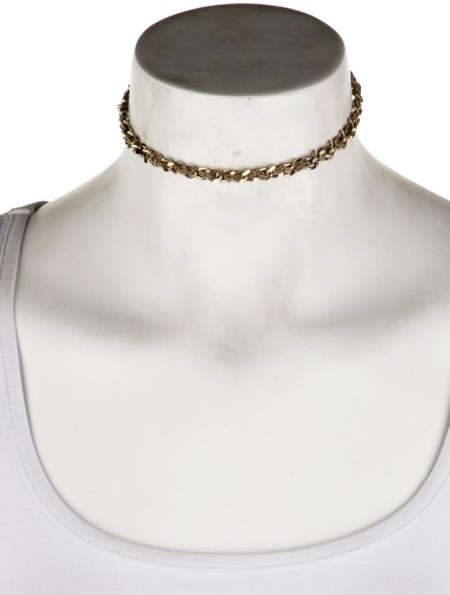 Chanel CC Turnlock Chain Choker