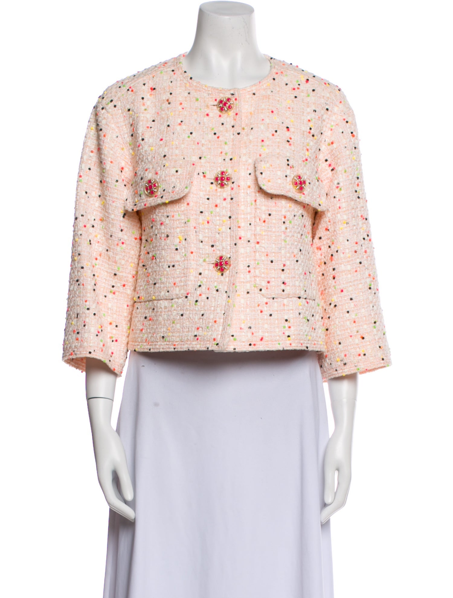 Chanel 2019 Tweed Pattern Evening Jacket