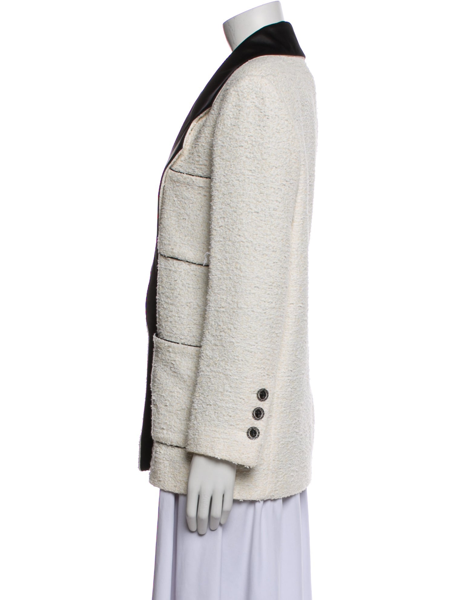 Chanel 2022 Colorblock Pattern Blazer