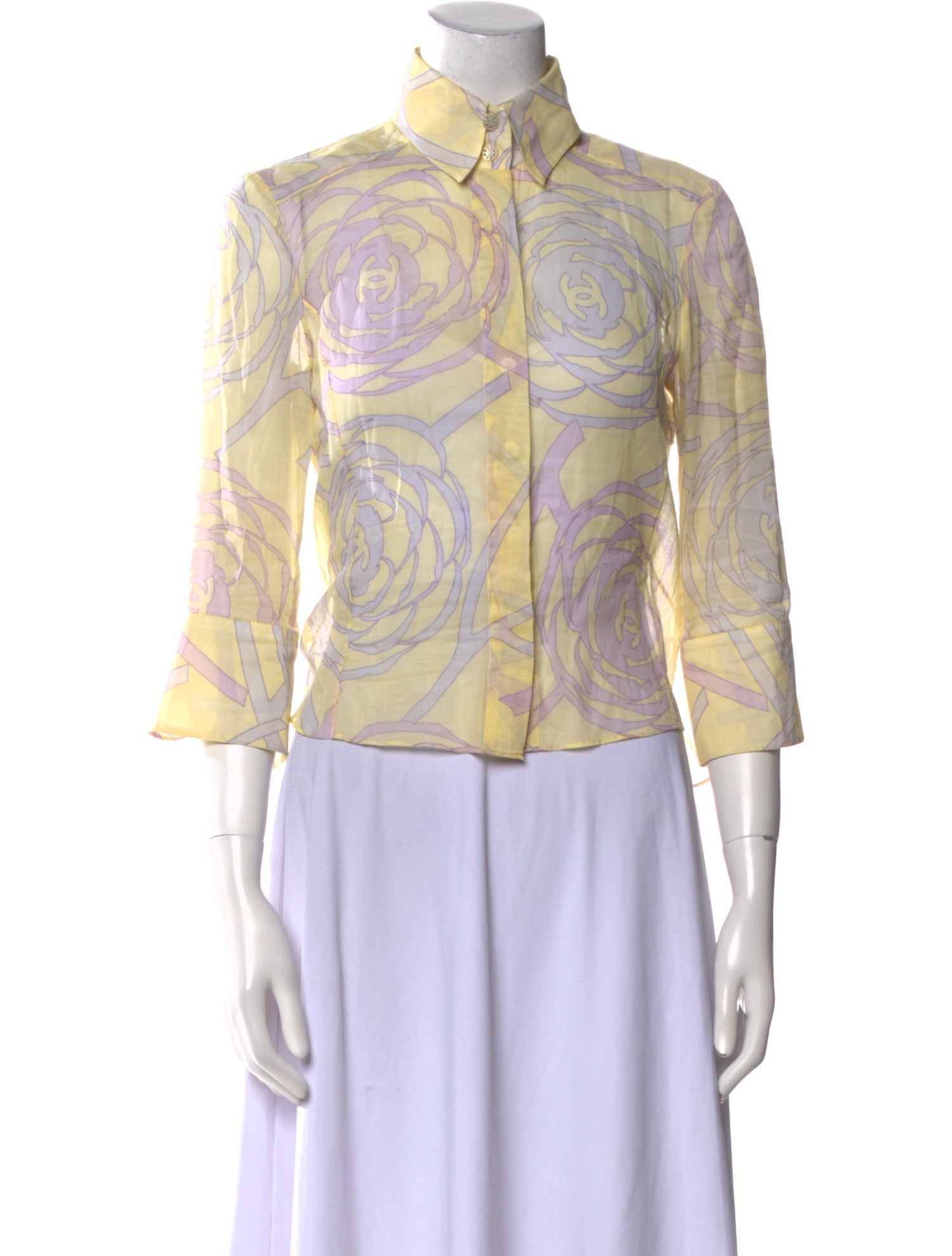 Chanel Vintage 2003 Button-Up Top