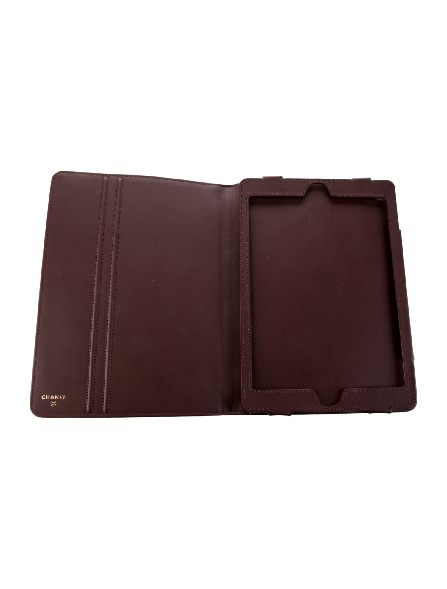 Chanel Caviar Quilted iPad Case w/Tags