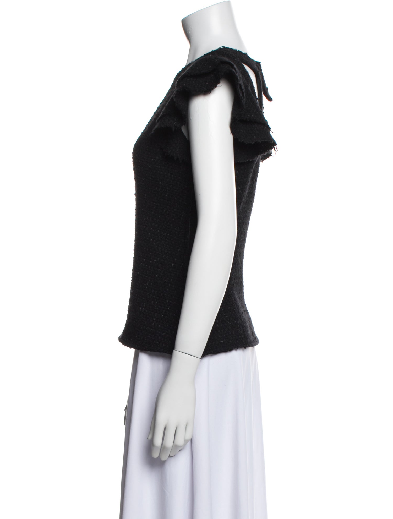 Chanel Vintage 2010 Blouse with side zipper