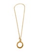 Chanel Vintage Magnifying Glass Pendant Necklace