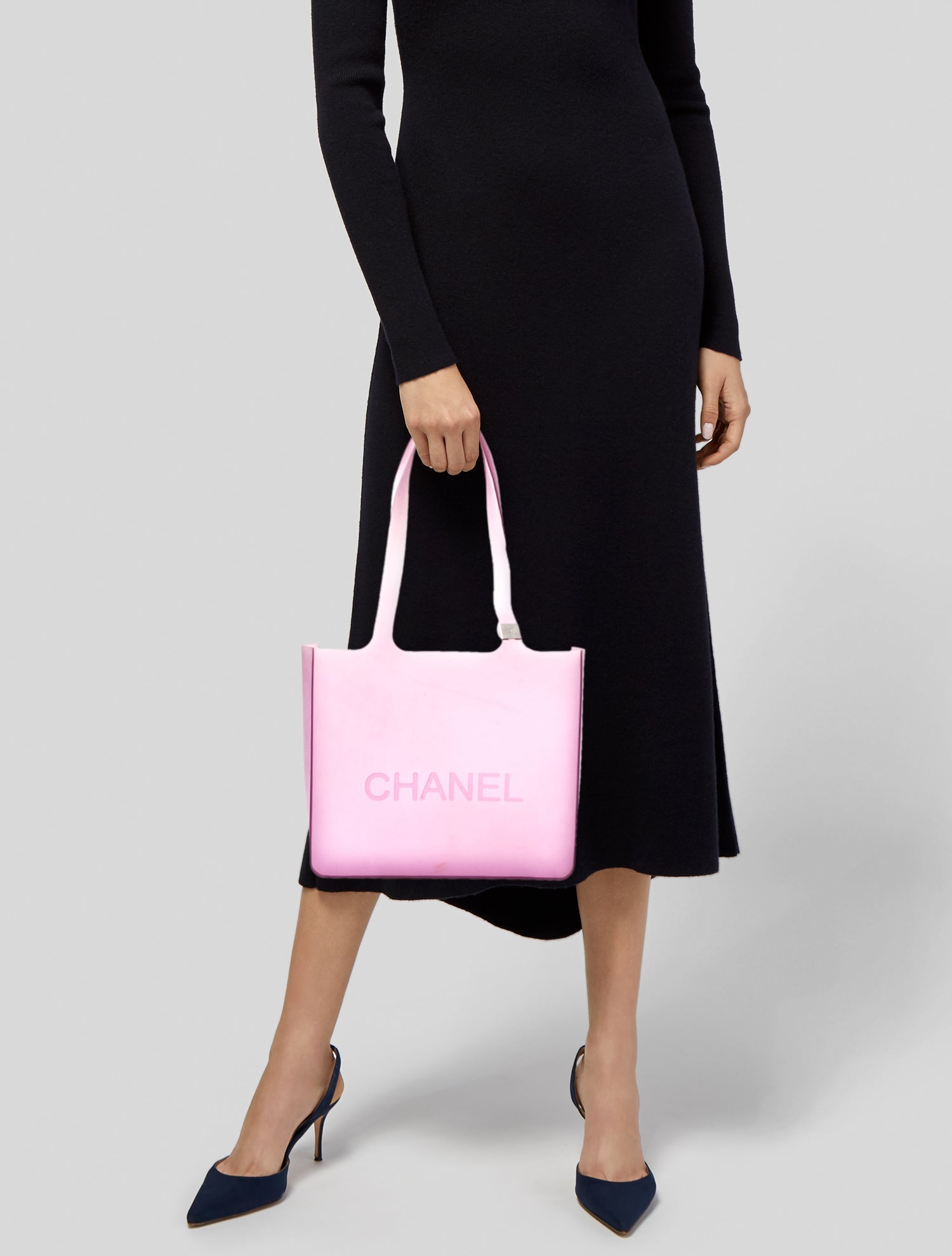 Chanel Jelly Logo Tote