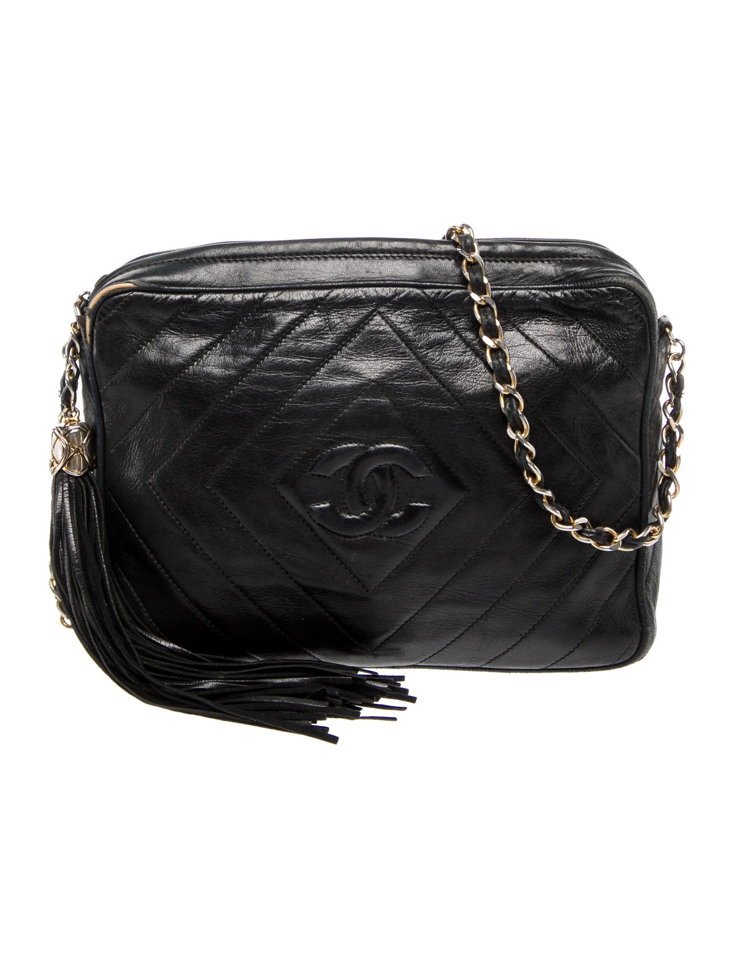 Chanel Diamond Quilted Camera Bag
