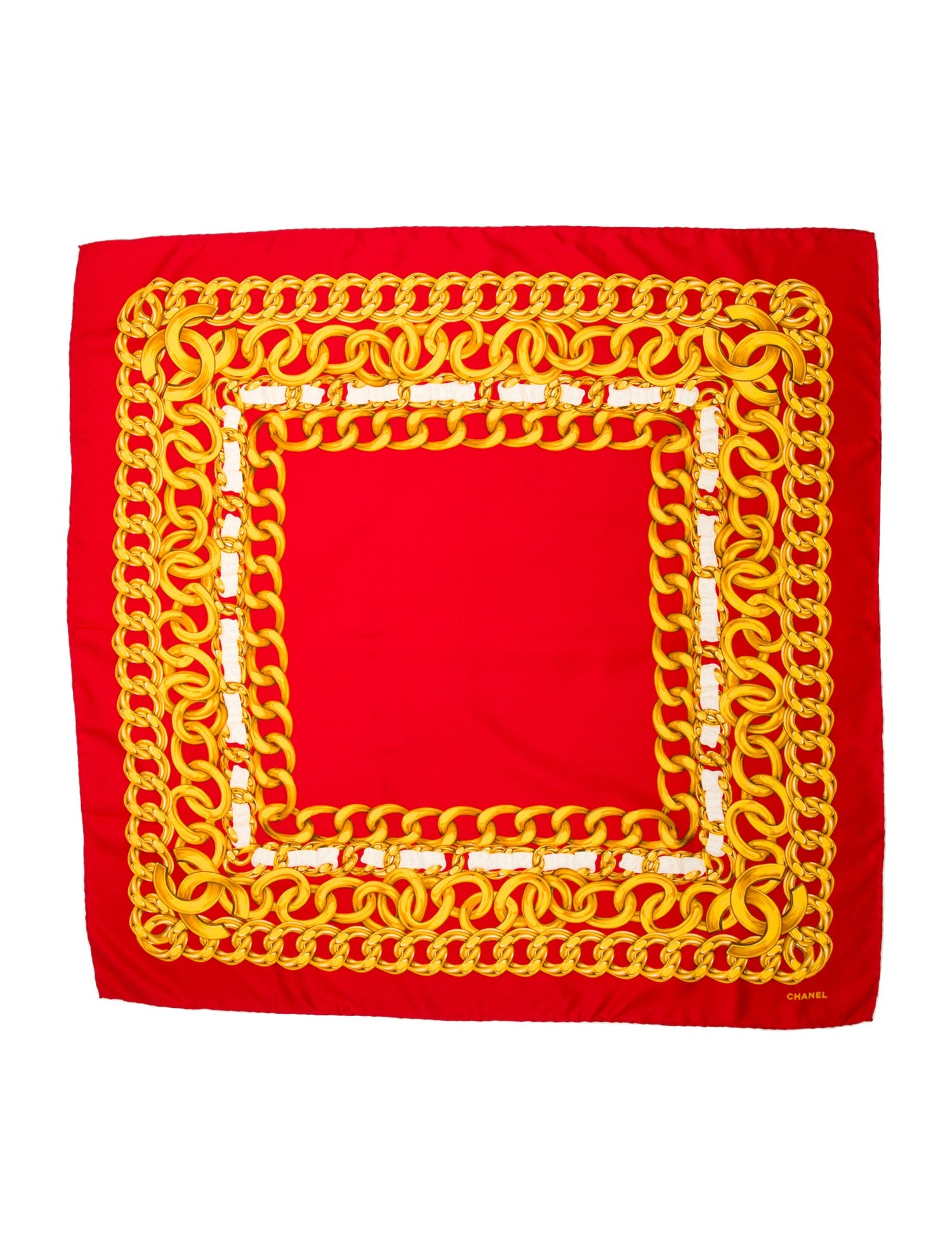 Chanel Silk Printed Scarf