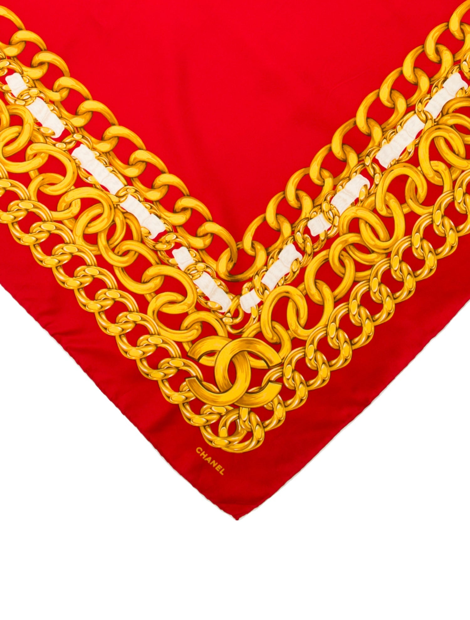 Chanel Silk Printed Scarf