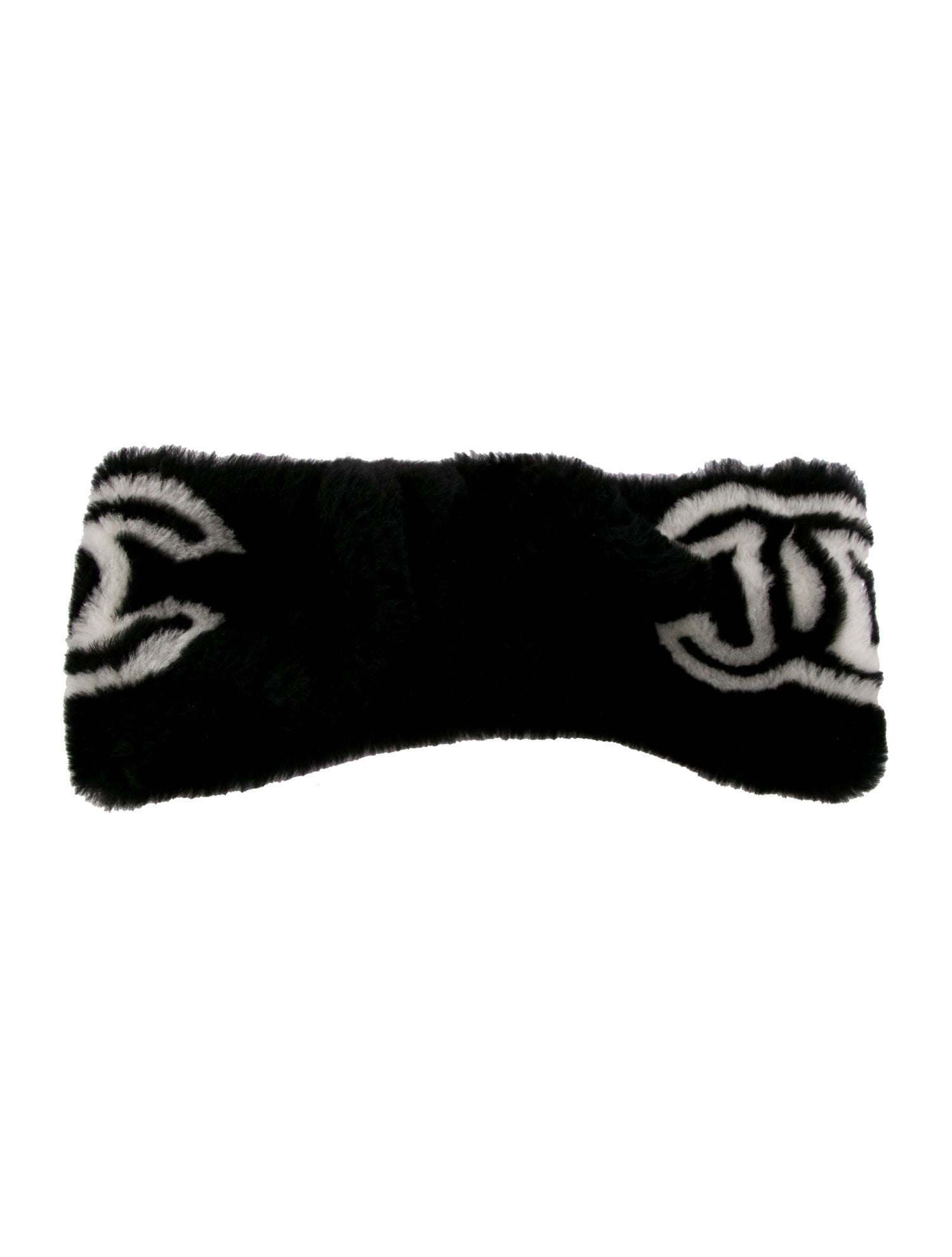 Chanel CC Shearling Headband